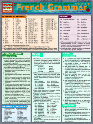 French Grammar - ebook